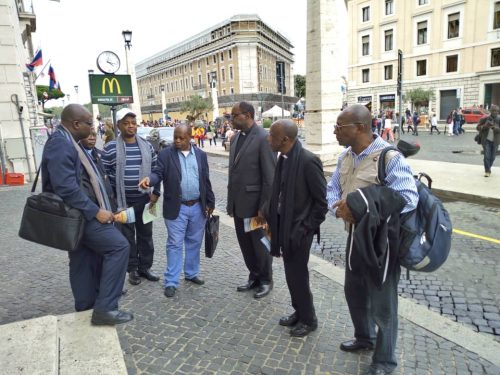 membres de la délégation REBAC au synode 2